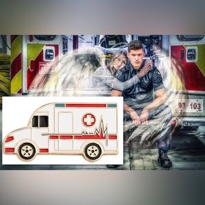 $2 Ambulance Pin. New. $2 WITH ANY $10 ORDER